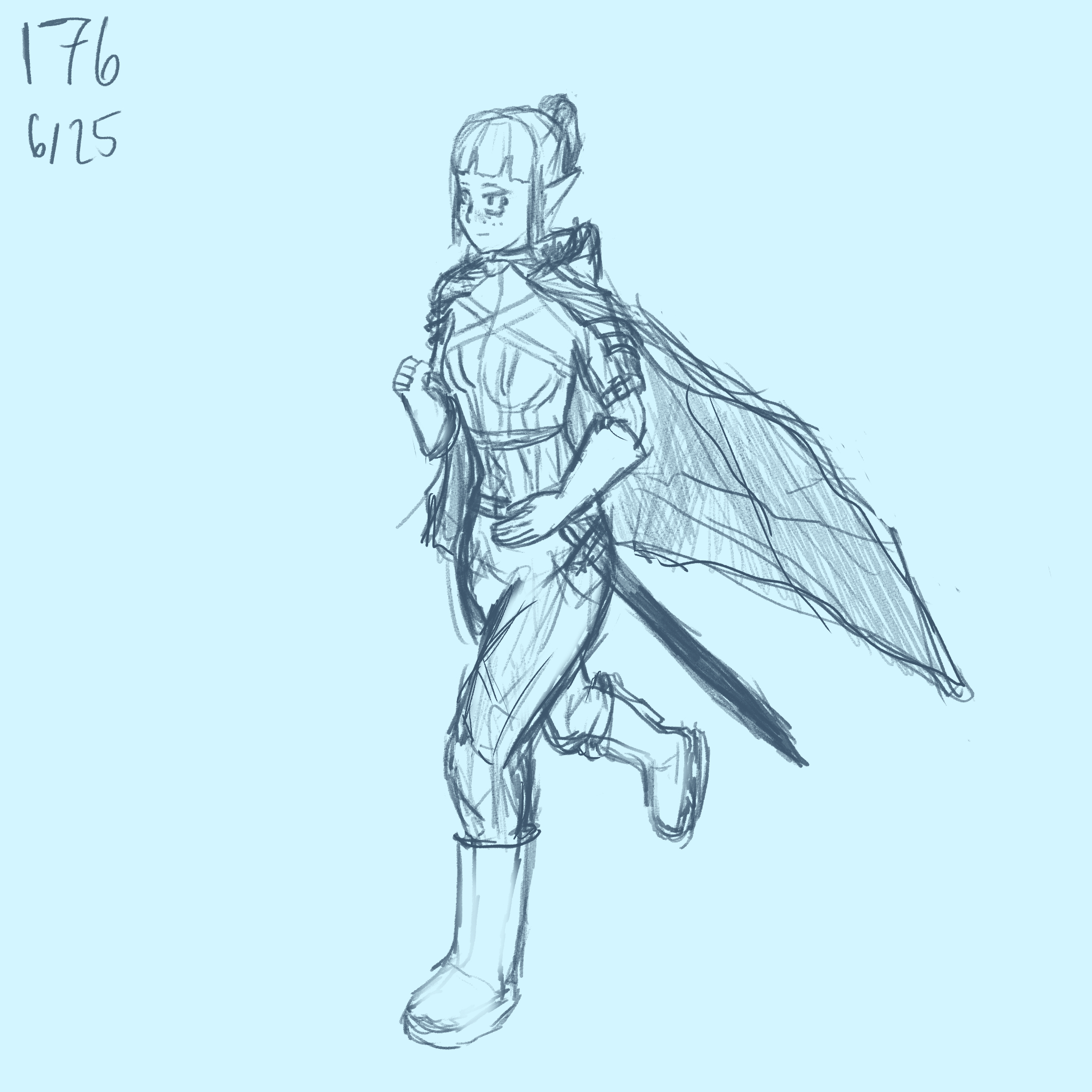 day 176: petra jogging