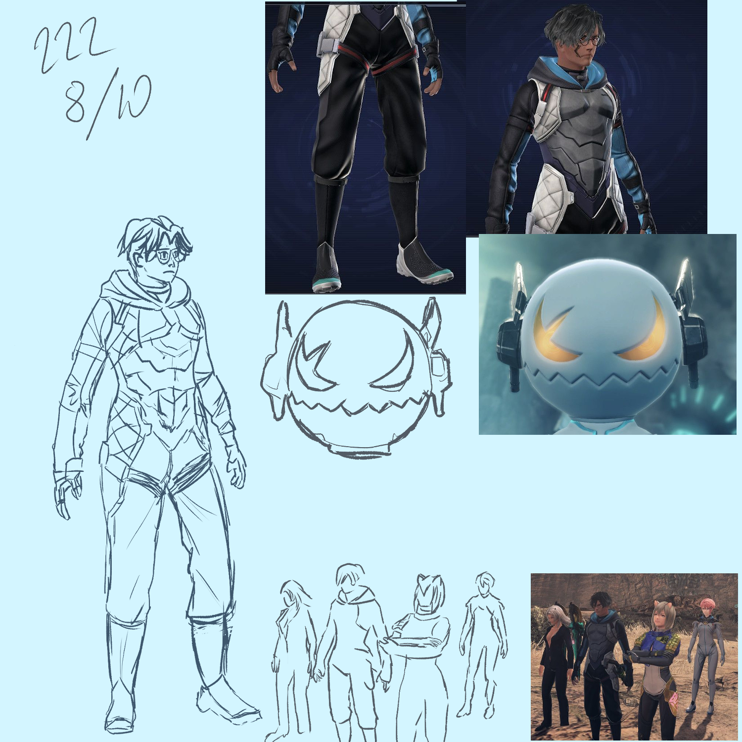 day 222: more xenoblade x screenshot studies