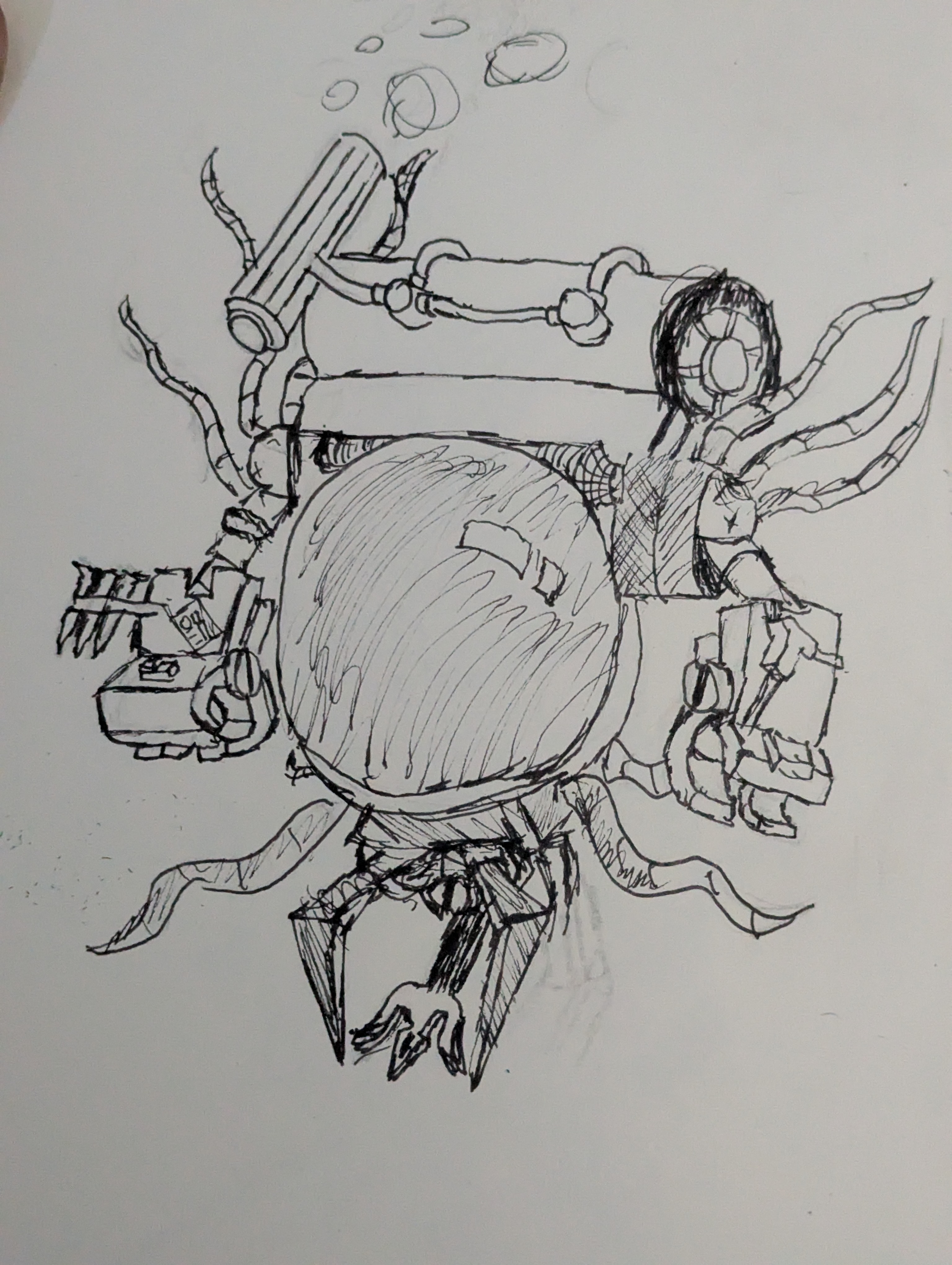 day 289: mechatober 16: abyssal