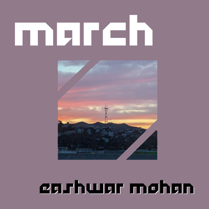 the album art for the march track, with an edited version of the photo.